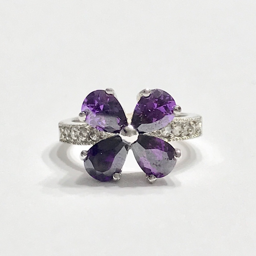 New Purple Amethyst Ring size 6